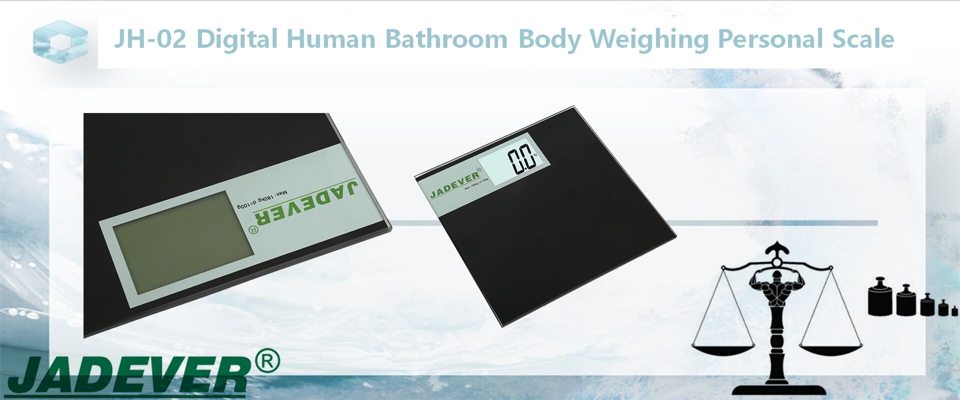 JH-02 Digitale menschliche Badezimmer-Körperwaage
