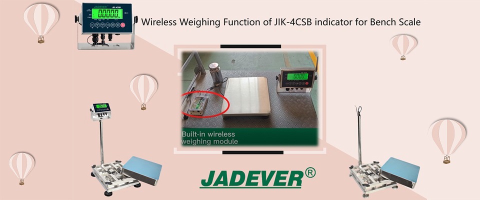 Drahtlose Wiegefunktion des JIK-4CSB-Indikators für Tischwaage
