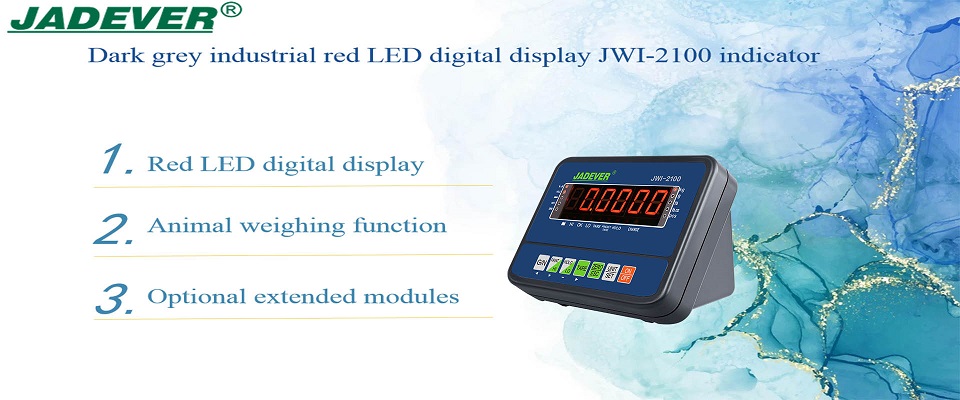 Dunkelgraue industrielle rote LED-Digitalanzeige JWI-2100-Anzeige