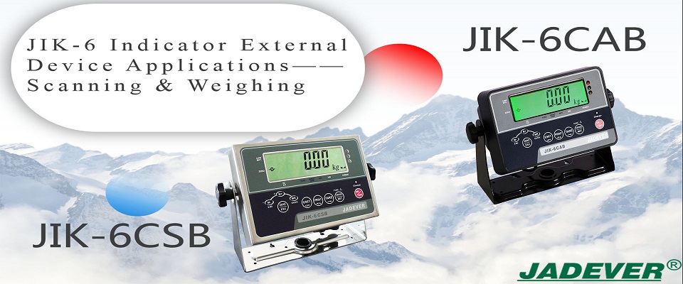 JIK-6-Indikator für externe Geräteanwendungen – Scannen und Wiegen