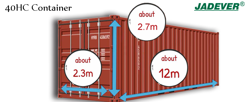 40 Fuß hoher Container nach USA
