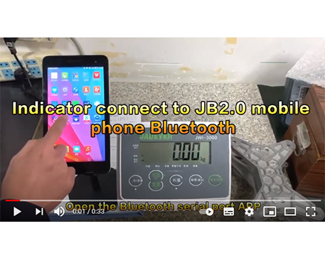  Jadever Waage-Anzeige Verbinden Sie sich mit dem Handy von Bluetooth Jb2.0 Modul